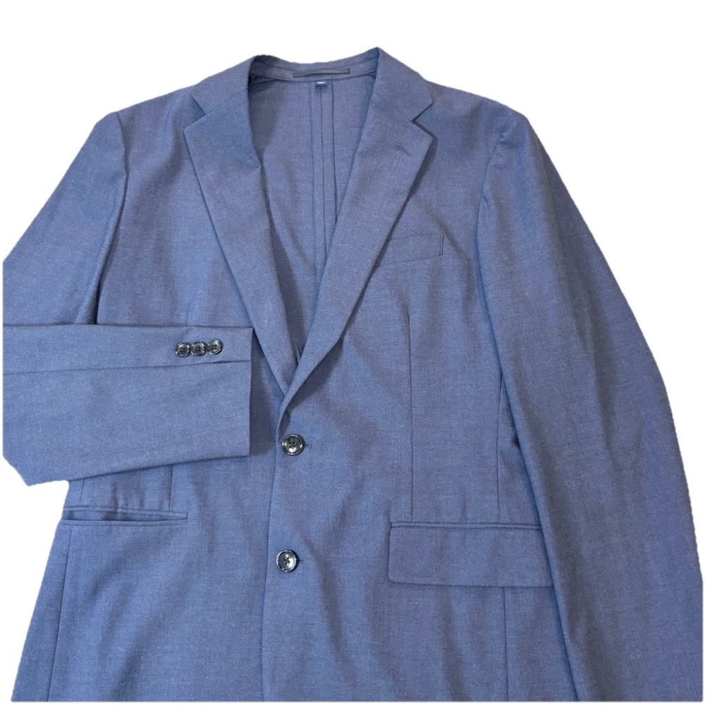 J Crew Ludlow Blazer Moon Wool‎ Blend Men’s 36s Blue